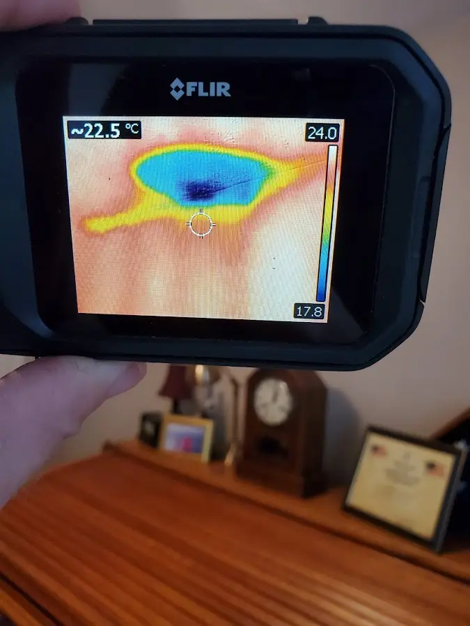 Thermal imaging inspection for water damage in Wilkes-Barre